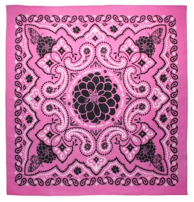 Bandana-Set Your Mind On Things Above-Pink Cotton (22" x 22") | SHOPtheWORD