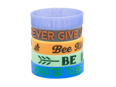 Power Bands-Assorted-Small (.5"W 2" Dia) (Pack Of 12) | SHOPtheWORD