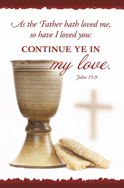 Bulletin-Continue Ye In My Love (John 15:19) (Pack Of 100) | SHOPtheWORD