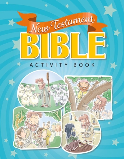 New Testament Bible Activity Book by Press Kids Warner | SHOPtheWORD