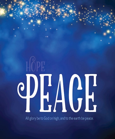 Bulletin-Advent Week 2: Peace/UMC Hymnal -Legal Size (Pack Of 50) | SHOPtheWORD