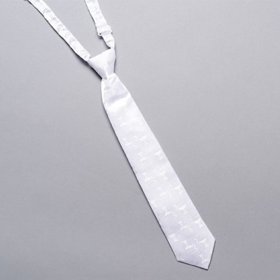 Boy's Pre-Knotted White Communion Necktie (12") | SHOPtheWORD