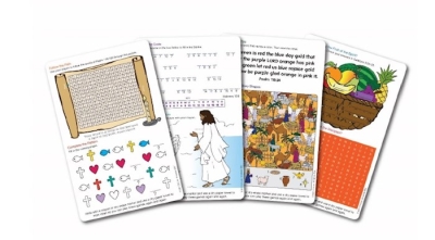 Bible Activity Cards-Reuseable Dry Erase (Set of 2) (5.5" x 8.5") (Pack Of 12) | SHOPtheWORD