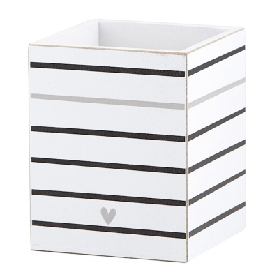 Pen Holder-Striped (Empty) (3 x 3 x 3.75) | SHOPtheWORD