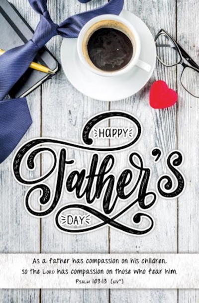 Bulletin-Happy Father's Day (Psalm 103:13) (Pack Of 100) | SHOPtheWORD
