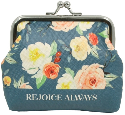 Coin Purse-Rejoice Always (4 x 4.25) | SHOPtheWORD