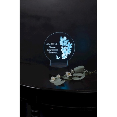 Keepsake Plaque-Led-Amazing Grace (8" x 6") | SHOPtheWORD