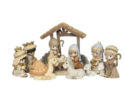 Nativity-O Come Let Us Adore Him (7.75"H) (Set Of 11) | SHOPtheWORD