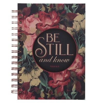 Lg Wire Journal Be Still and Know by Art Gift Christian | SHOPtheWORD