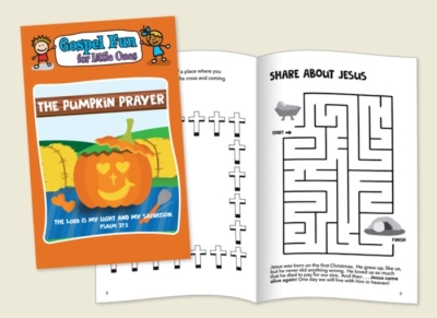 Pumpkin Prayer (Gospel Fun For Little Ones) (Pack Of 12) by Halloween | SHOPtheWORD