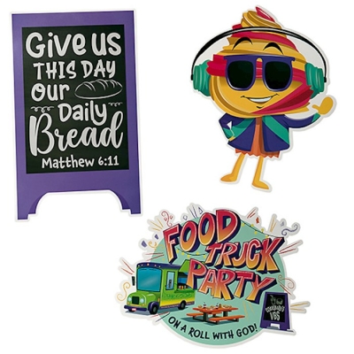 VBS-Food Truck Party: Decorating Pack (Pack Of 6) by Cokesbury | SHOPtheWORD