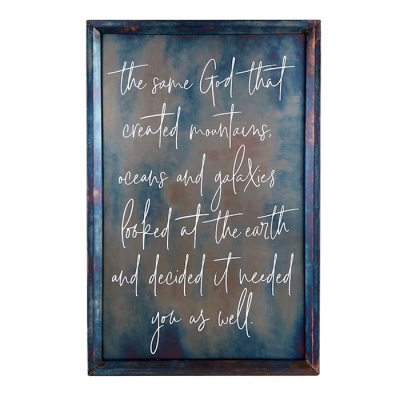 Wall Art-Metal-The Same God (15" x 23") | SHOPtheWORD