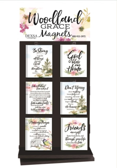 Magnet Display ONLY-Woodland Grace (Holds 48 Pieces) | SHOPtheWORD