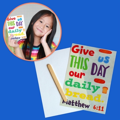 VBS-Food Truck Party: Daily Bread Word Art (Pack Of 12) by Cokesbury | SHOPtheWORD