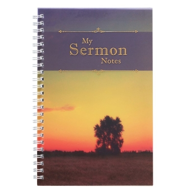 My Sermon Notes Wirebound Notebook With Tree | SHOPtheWORD