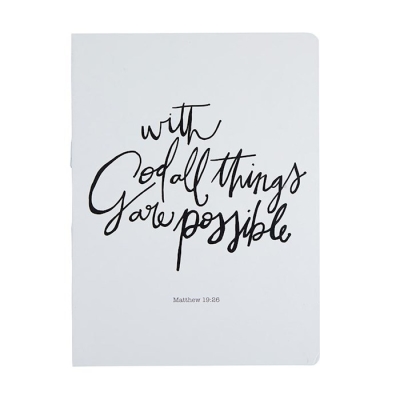 Journal-With God All Things Are Possible by Gift CB | SHOPtheWORD