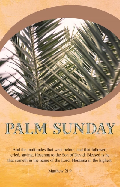 Bulletin-Palm Sunday: Hosanna In The Highest (Pack Of 100) | SHOPtheWORD
