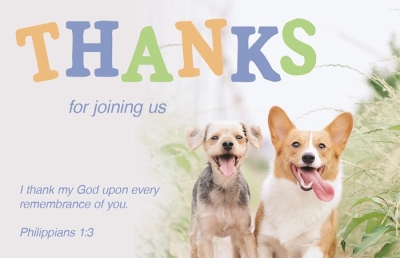 Postcard-Thanks for Joining Us (Philippians 1:3) (Pack Of 25) | SHOPtheWORD