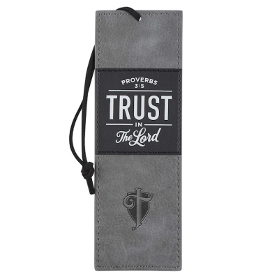 Bookmark-Faux Leather-Trust In The Lord Proverbs 3:5 | SHOPtheWORD