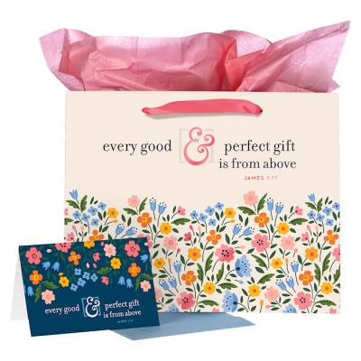 Gift Bag-Every Good & Perfect Gift James 1:17-Large (Set Of 3) | SHOPtheWORD