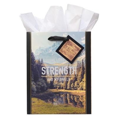 Gift Bag-Medium-Lord is My Strength Ps. 28:7 | SHOPtheWORD