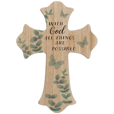 Wall Cross-With God All Things Are Possible (10.5) | SHOPtheWORD