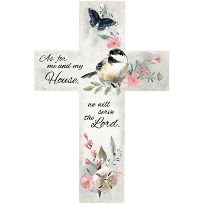 Wall Cross-Serve The Lord (14") (Pack Of 2) | SHOPtheWORD