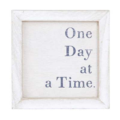 Petite Word Board-One Day At A Time (6" SQ) | SHOPtheWORD