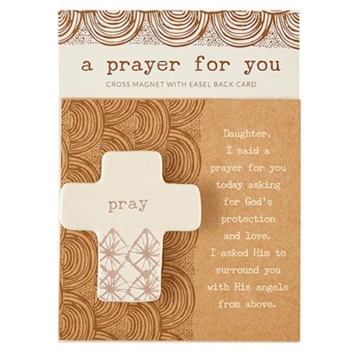 Prayer For You Magnet w/Easel Back Card-Daughter (4" SQ) | SHOPtheWORD
