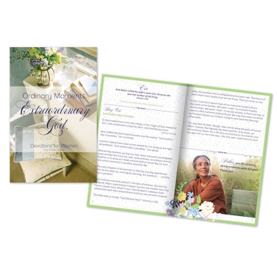 Ordinary Moments. Extraordinary God Devotion Book For Women (KJV) by For All Christ | SHOPtheWORD