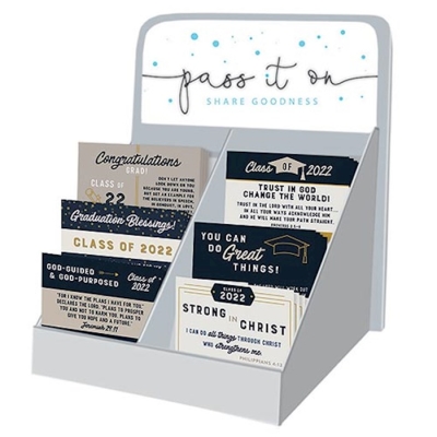 Pass It On Cards-Graduation Display (7 x 7 x 5) (300 Pieces) | SHOPtheWORD