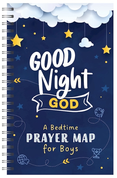 Good Night, God: A Bedtime Prayer Map For Boys by Staff Barbour | SHOPtheWORD