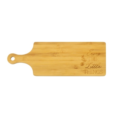 Charcuterie Board-Enjoy The Little Things (6" x 17" x 3/4") | SHOPtheWORD