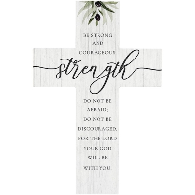 Wall Cross-Strength (14" x 9.25") (Pack Of 2) | SHOPtheWORD