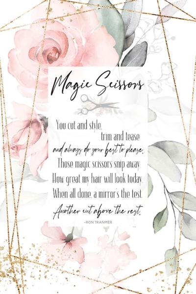Plaque-Heaven Sent-Magic Scissors (6 x 9) | SHOPtheWORD