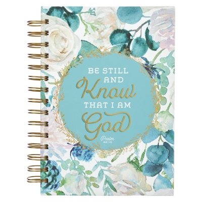 Journal-Wirebound-Be Still and Know Ps. 46:10 by Christian Art Gifts | SHOPtheWORD