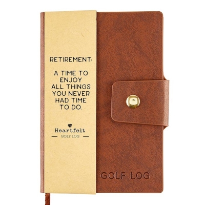 Golf Log-Retirement: A Time To Enjoy... (3.5" x 5.25") by Heartfelt | SHOPtheWORD