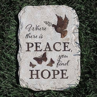 Stepping Stone-Peace To Hope (12.5") | SHOPtheWORD