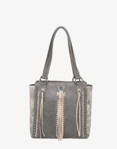 Tote-Cross With Tassel (Concealed Carry)-Gray | SHOPtheWORD