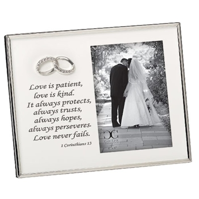 Frame-Love Is Patient... 1Cor 13-Matte (Holds 4 x 6) (7") | SHOPtheWORD