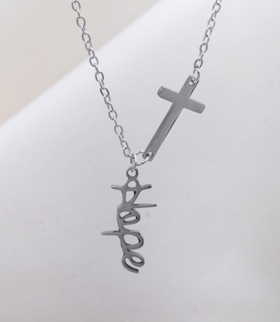 Necklace-Eden Merry-Hope/Cross | SHOPtheWORD