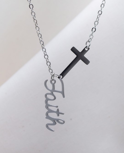 Necklace-Eden Merry-Faith/Cross | SHOPtheWORD
