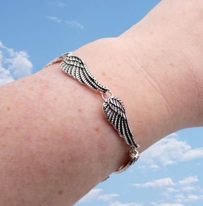 Bracelet-Eden Merry-Angel Wing | SHOPtheWORD