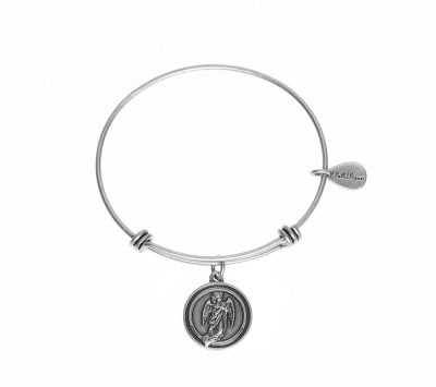 Bracelet-Silver Guardian Angel-Bangle | SHOPtheWORD