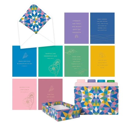 Kaleidoscope of Blessings, Greeting Card Set - 20 | SHOPtheWORD