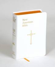 NABRE St. Joseph Edition Personal Size Bible-White Imitation Leather | SHOPtheWORD