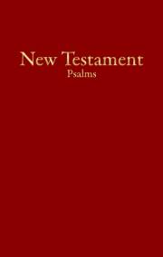 KJV Economy New Testament w/Psalms-Burgundy Imitation Leather | SHOPtheWORD
