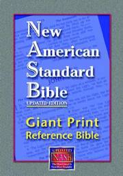 NASB Giant Print Reference Bible-Black Genuine Leather Indexed | SHOPtheWORD