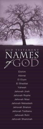 Bookmark-Names Of God In Old Testament (Pack Of 25) | SHOPtheWORD