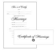 Certificate-Marriage w/Envelope | SHOPtheWORD